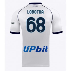 SSC Napoli Stanislav Lobotka #68 Borta Kläder 2023-24 Kortärmad